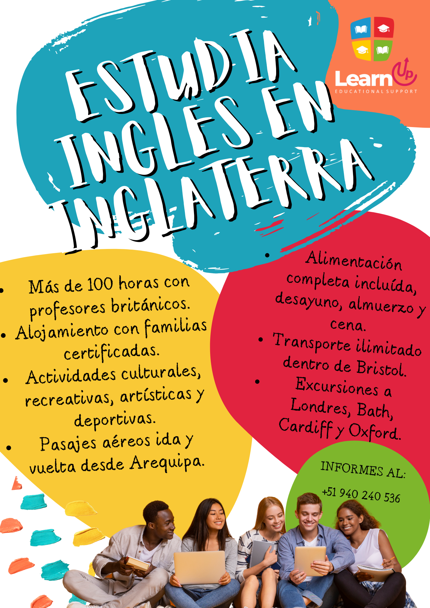 Afiche informativo sobre el programa