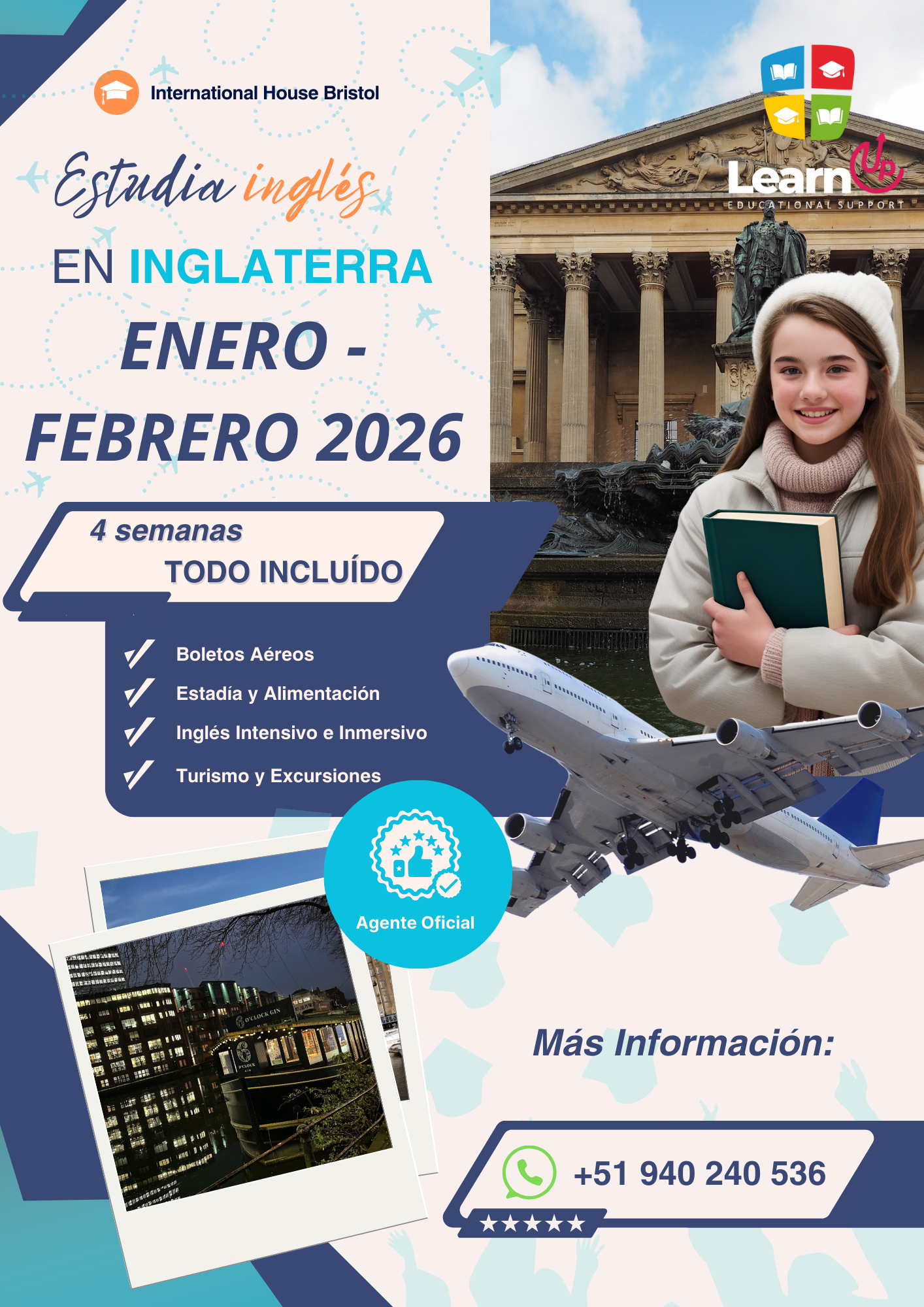 Afiche informativo sobre el programa