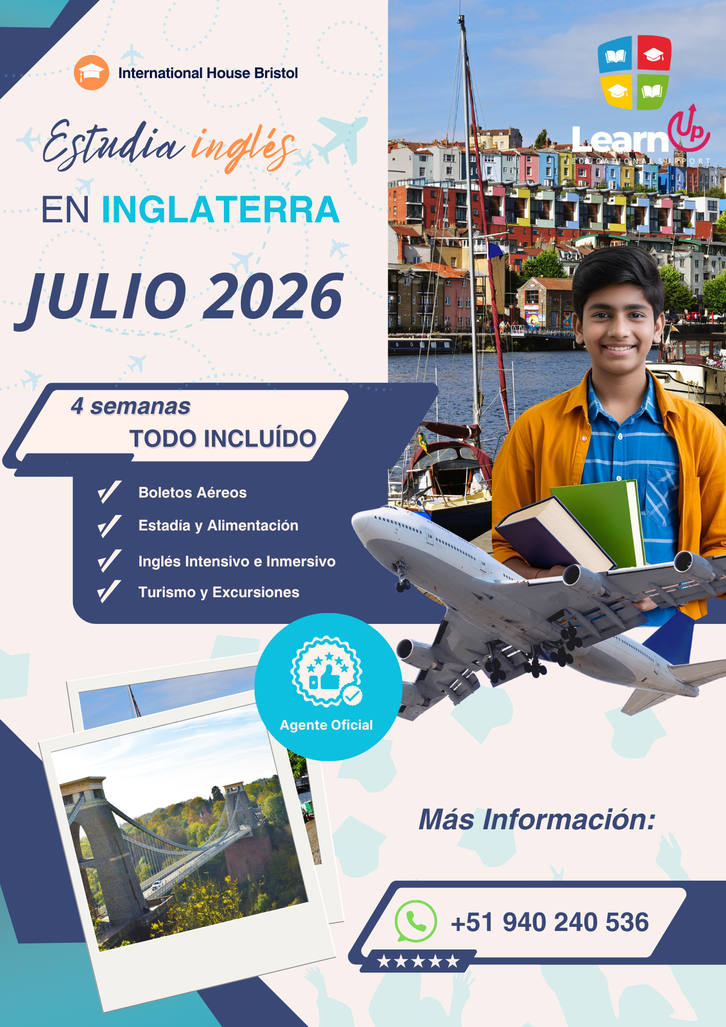 Afiche informativo sobre el programa